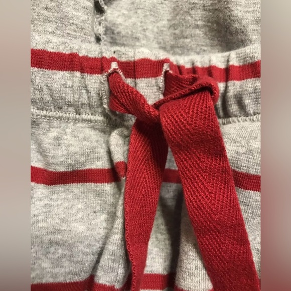 Burt’s Bees men’s red and gray stripe pajama bottoms - size M - Picture 4 of 5